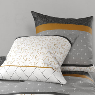 Parure Housse De Couette 3pcs 100% Coton 57fils -corki