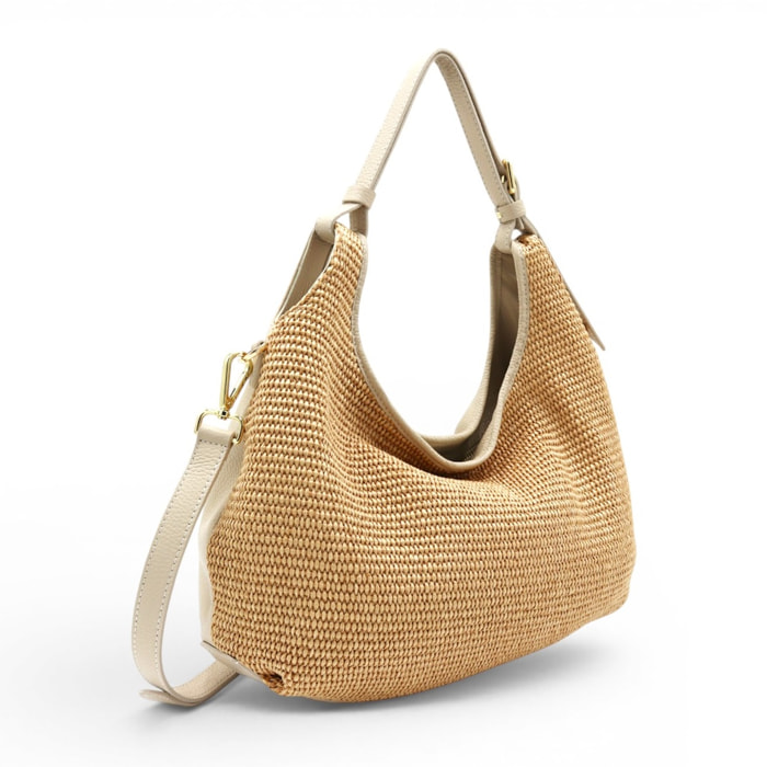 Bolso de hombro Cheval Firenze Malaga New Beige