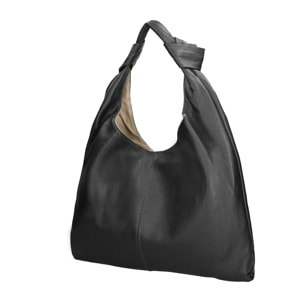 Borsa a spalla da donna Made in Italy - Modello Iduna Lux - 100% pelle - 41.0 x 28.0 x 3.0 cm