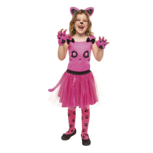 DISFRAZ GATITA ROSA INF