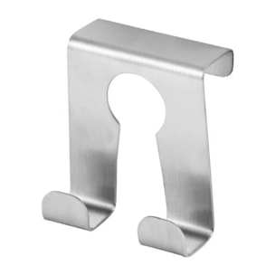Crochet de porte en acier inoxydable Fackelmann Tecno