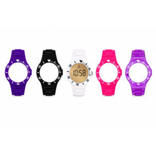 Reloj Yot CP40162-SP03 Unisex Digital Cuarzo con Correa de Caucho