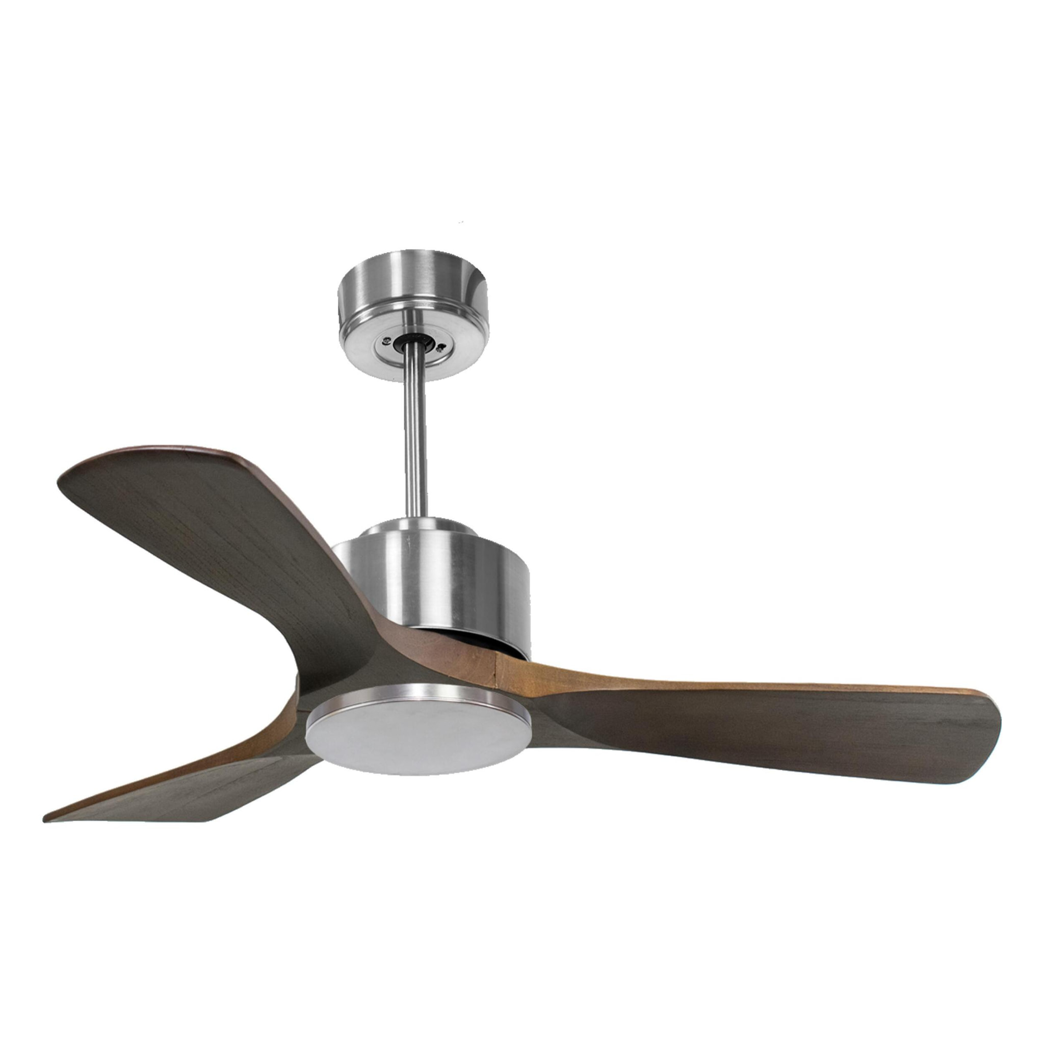 Ventilateur de plafond ø106 cm avec Wifi Réversible Hypersilence 40   W Argent
