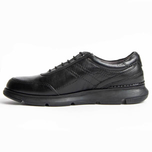 Zapato Oxford De Piel - Negro