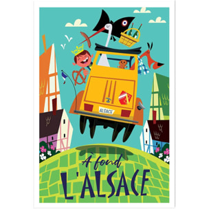 Poster de l'alsace en dodoche Affiche seule