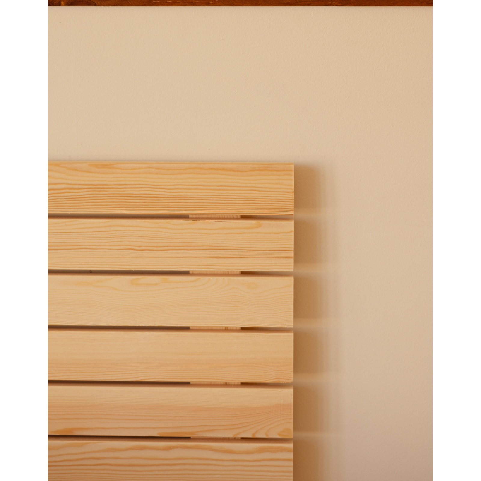 Cabecero de madera maciza en tono natural de varias medidas