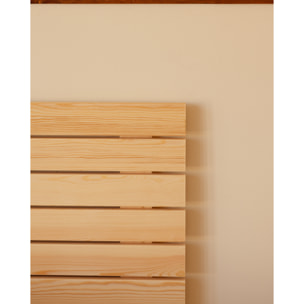Cabecero de madera maciza en tono natural de varias medidas