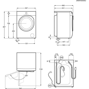 Lave linge hublot ELECTROLUX EW7FI51114AQ
