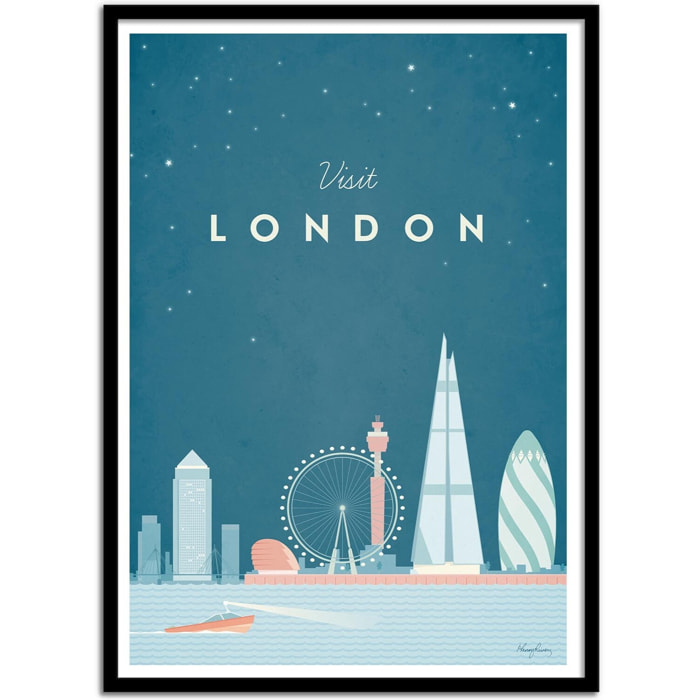 Affiche - Visit London - Henry Rivers