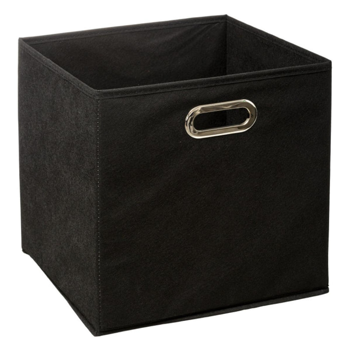 Boite de rangement 31 x 31 x 31 cm Atmosphera - Couleur: Noir - Nombre de boites de rangement: 4 boites de rangement