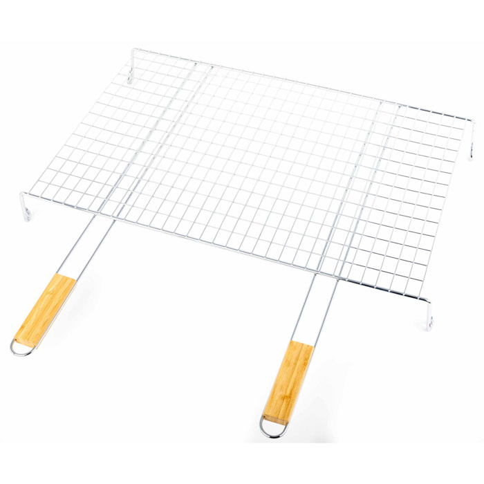 Grille sur pieds en acier chromé Somagic