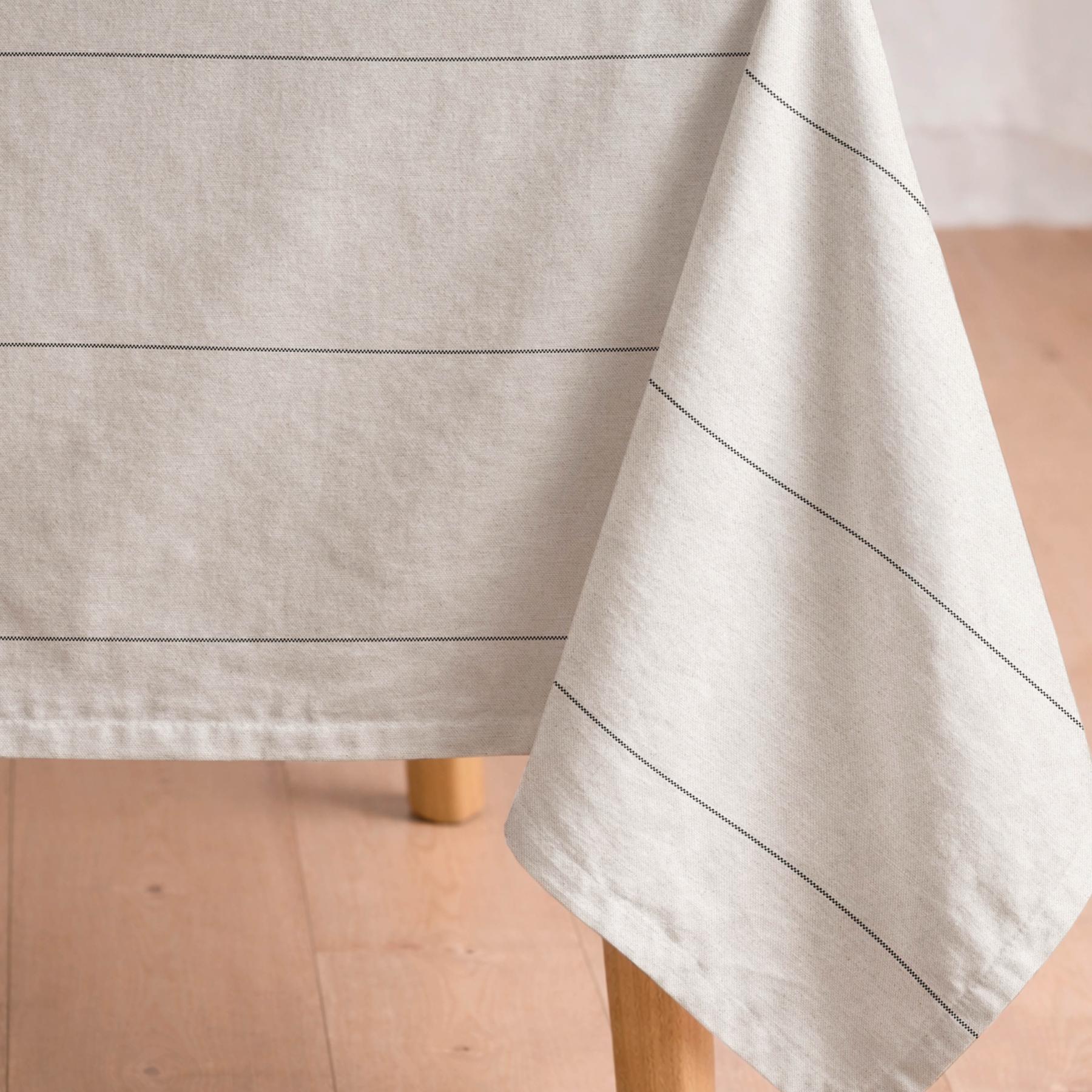 Mantel antimanchas LLEVANT NATURAL - 100% algodón