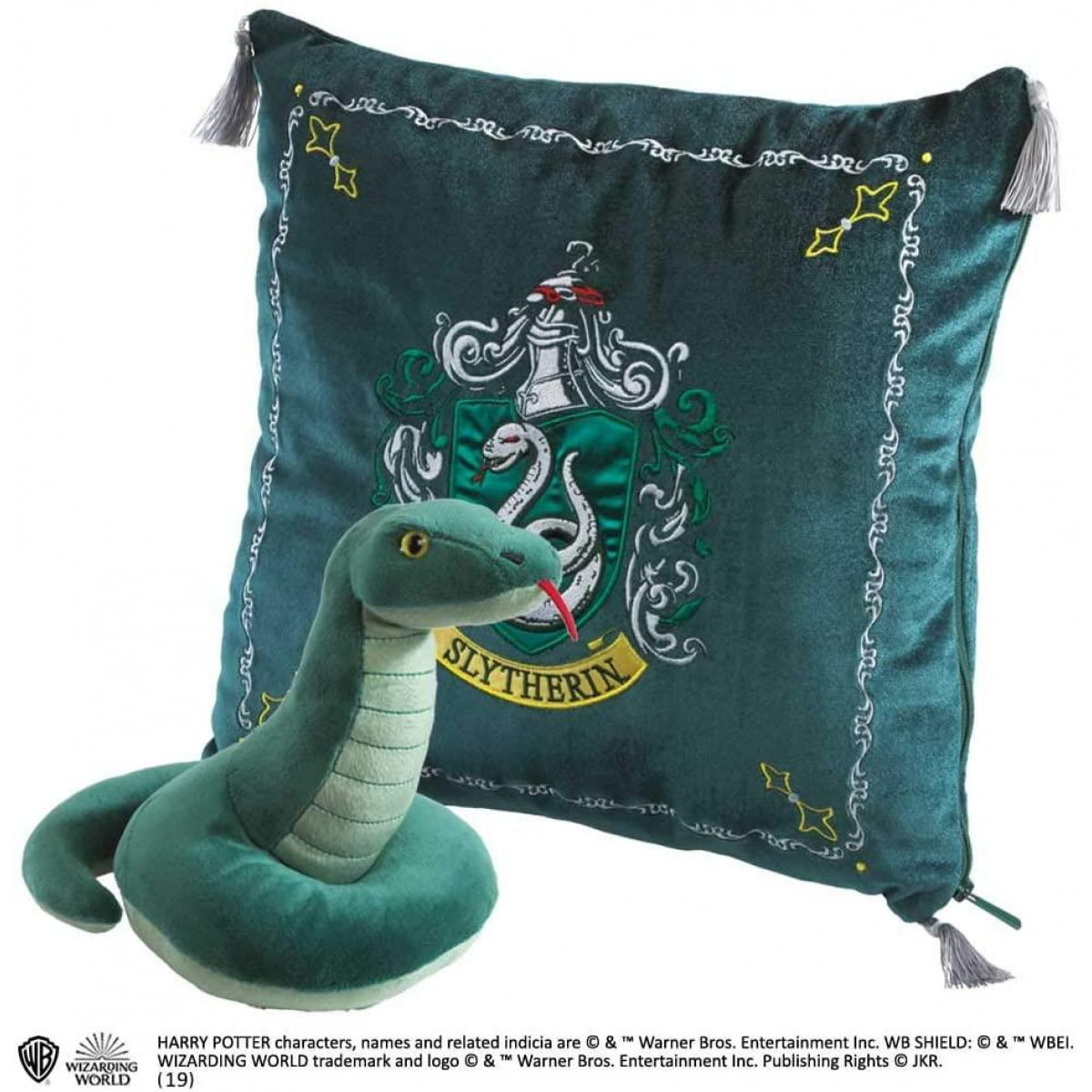 Harry Potter - Peluche E Cuscino Di Serpeverde Noble Collection