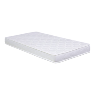 Matelas Baby Bamboo, 11 cm, Mousse Haute Densité, Soutien Medium, Tissu Bambou Antiacariens, Certifications CertiPUR Oeko-Tex
