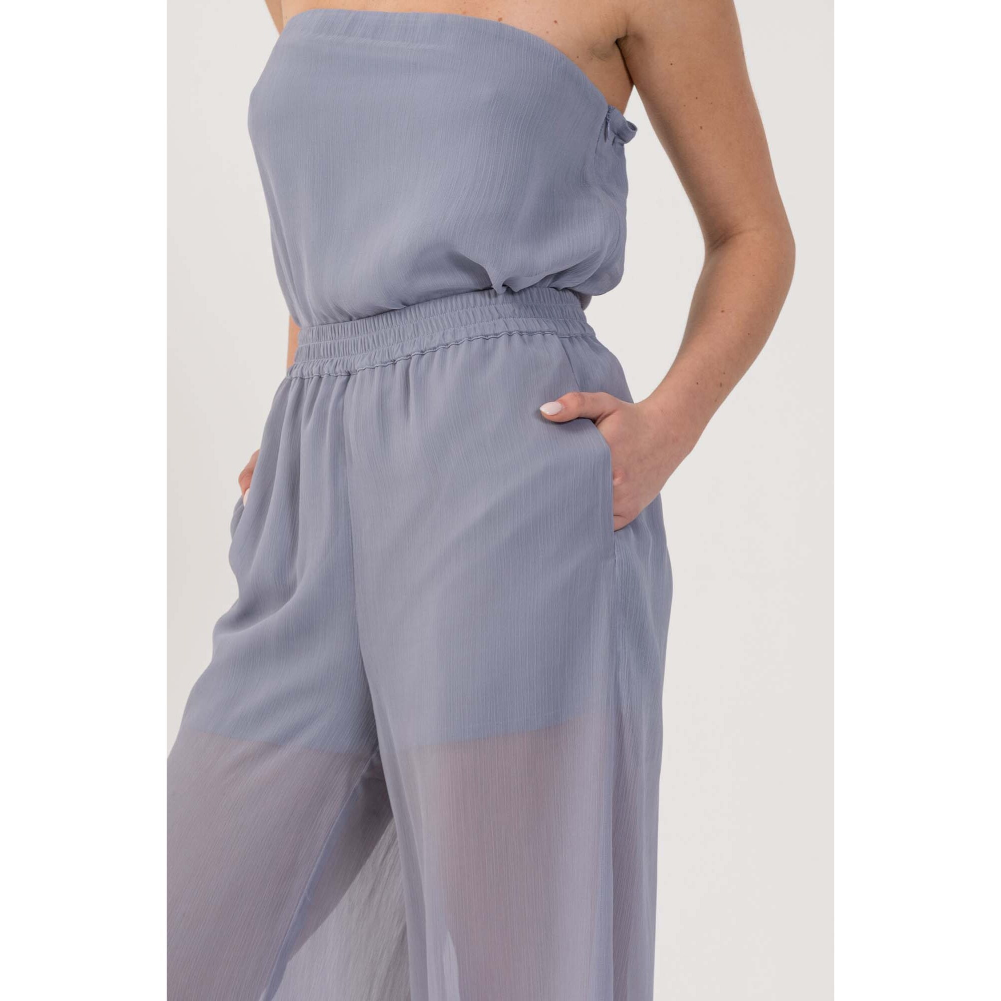 Kocca - Pantaloni ampi see-through Donna