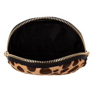 Baratili monedero portatodo mujer. Piel auténtica Cavallino y Dollaro.