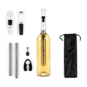 Set di Accessori per il Vino Chillour InnovaGoods 7 Pezzi