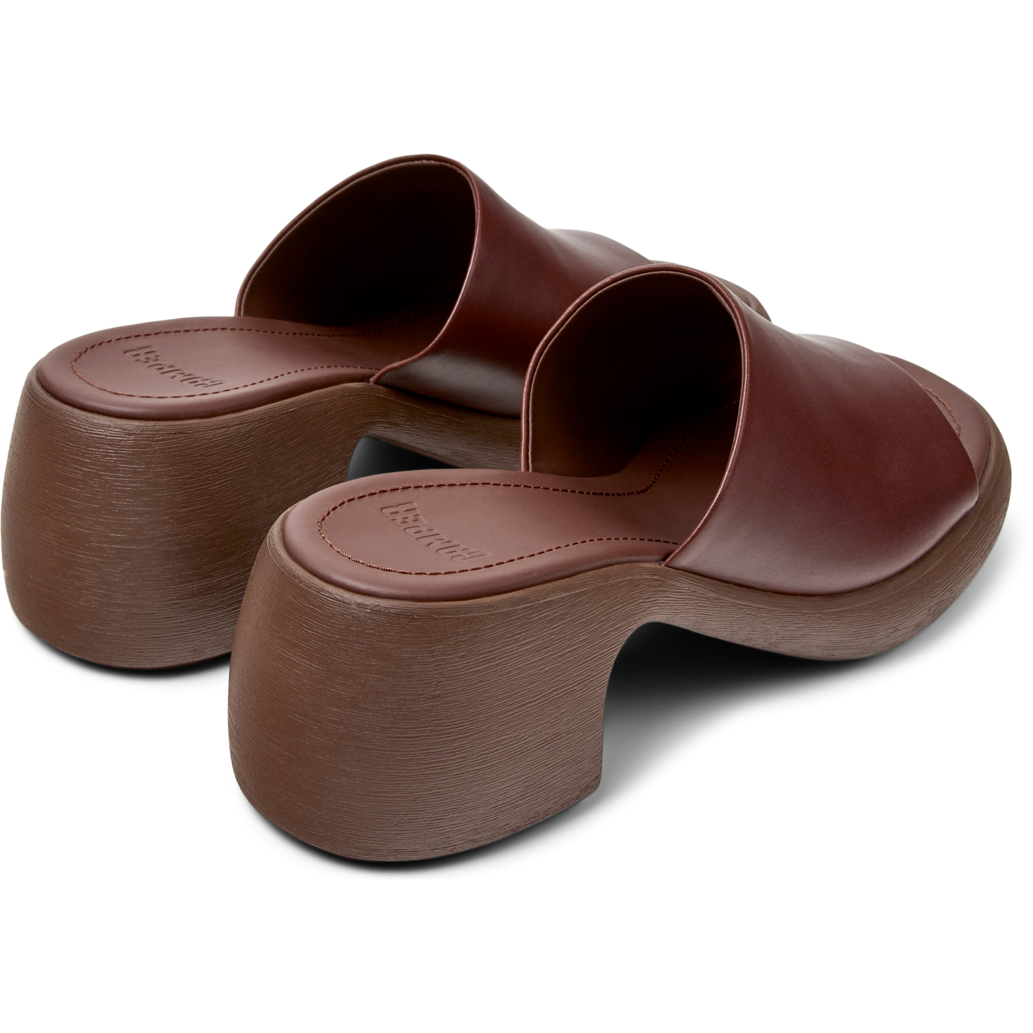 Sandalias - CAMPER Thelma - Marron - Cuero liso