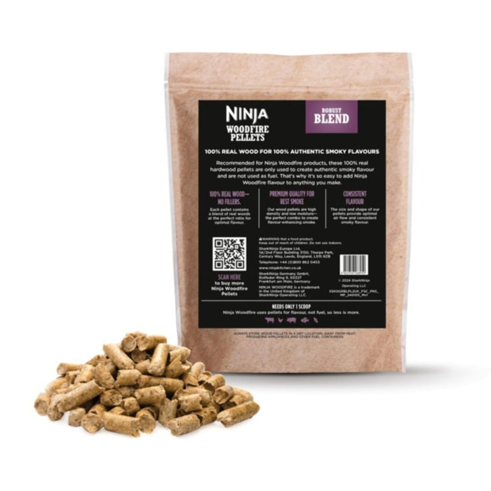 Pellets NINJA Granulés de bois Ninja Woodfire Mélange robuste 900g