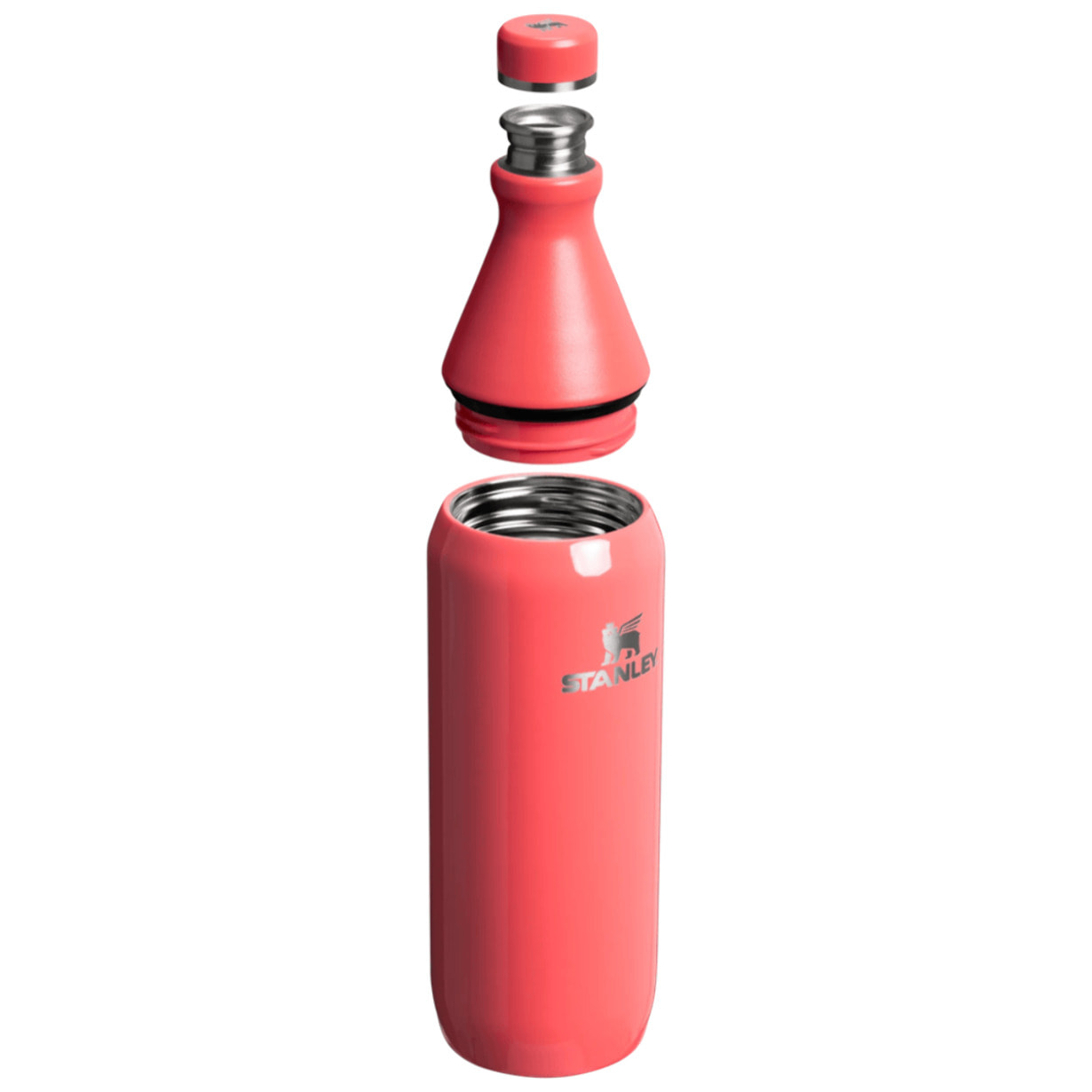 Botella de agua Isotermica - 0,59L - ALL DAY SLIM BOTTLE - Hot Coral Gloss