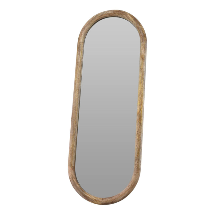 Well Home Espejo ovalado en madera H.77,5cm