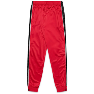 Pantaloni Kappa Uomo 222 Banda Rastoria Slim Rosso