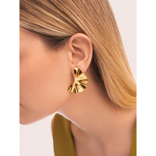 Pendientes Amara Acero Baño Oro