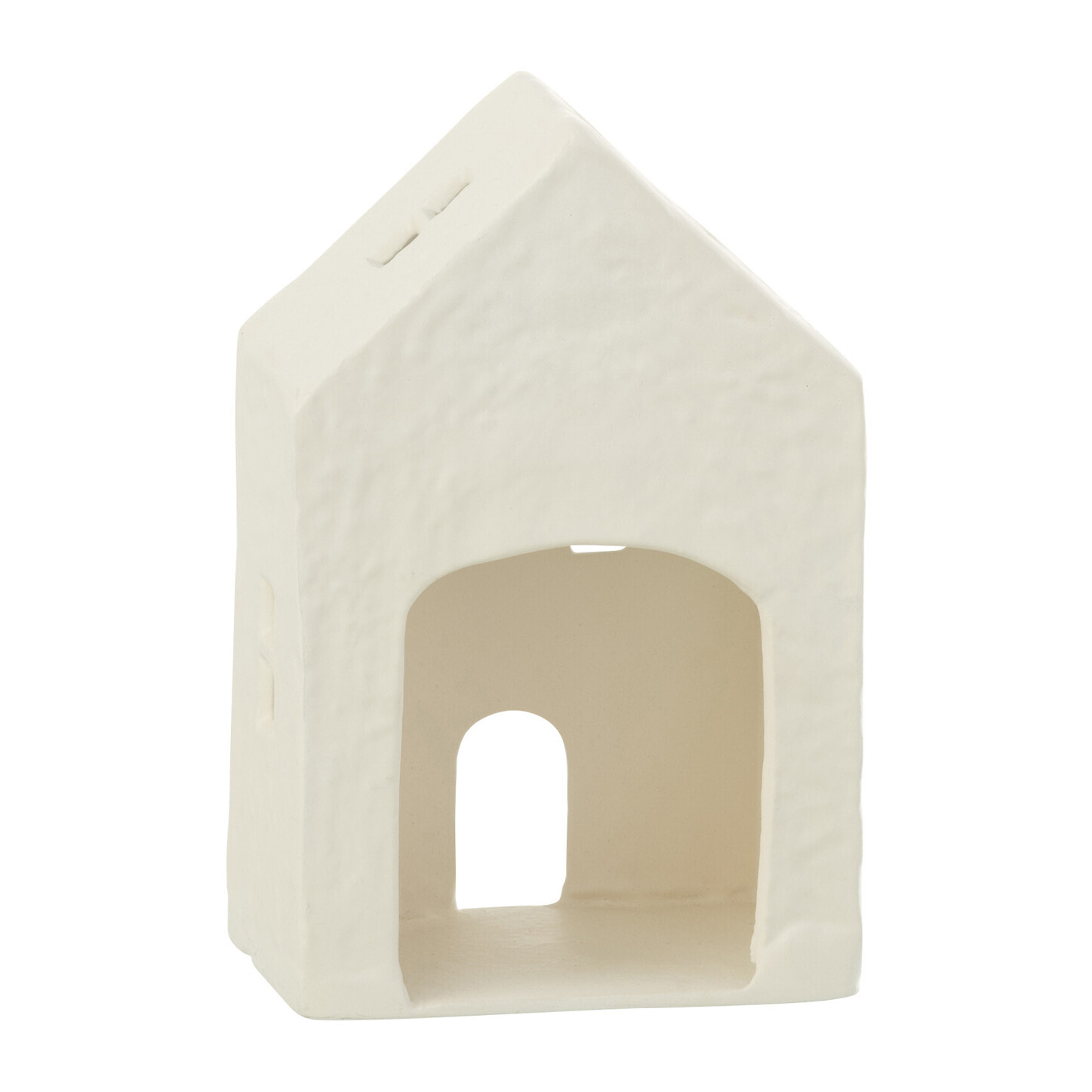 J-Line bougeoir Maison - aluminium - blanc