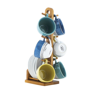 Set tè Homify da 6 pezzi in stoneware con appendino