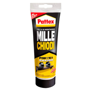 Pattex Mille Chiodi Forte e Rapido Colla di Montaggio - Flacone da 250g