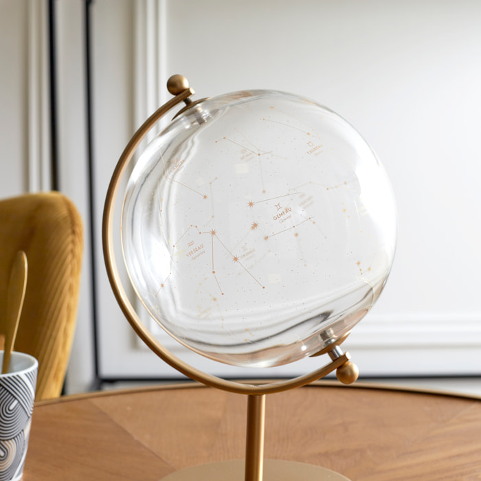 Globe Deco Verre Constellations
