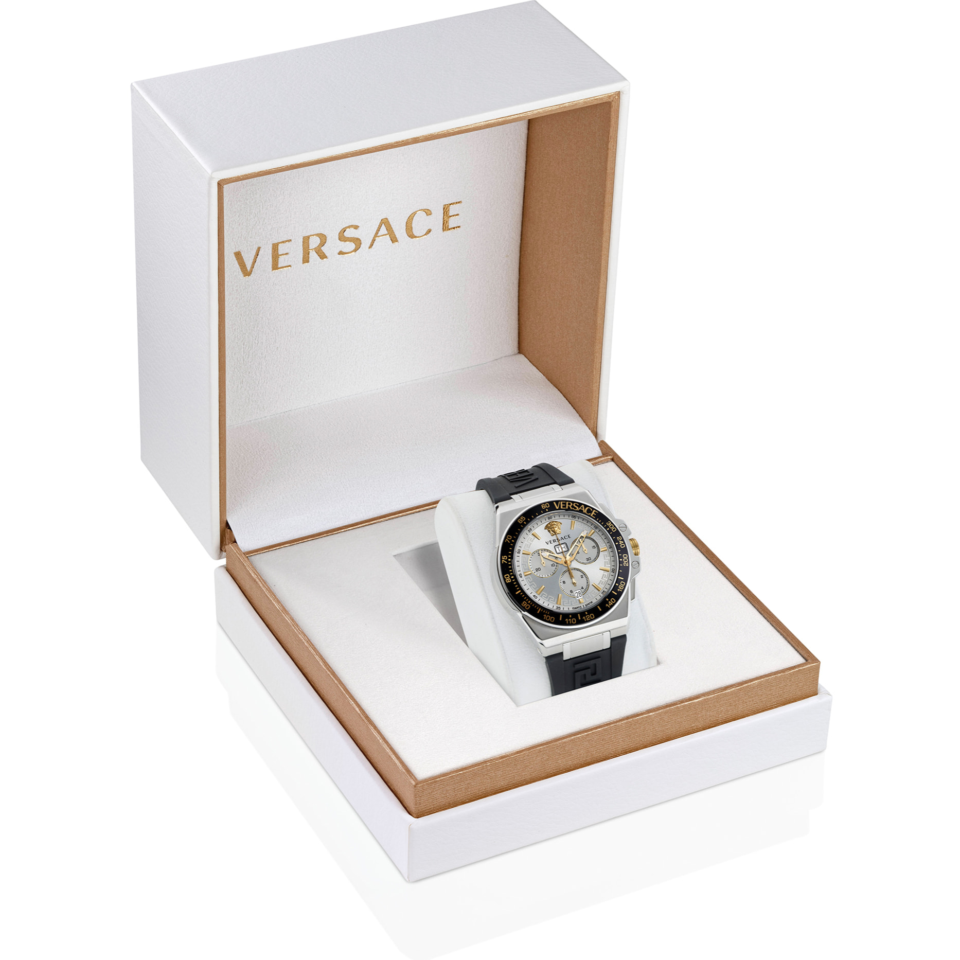 Versace Reloj Cronógrafo De Cuarzo Greca Extreme