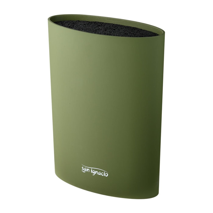 Tacoma para cuchillos 16,8x6,8x22,5 cm color verde pet expert san ignacio