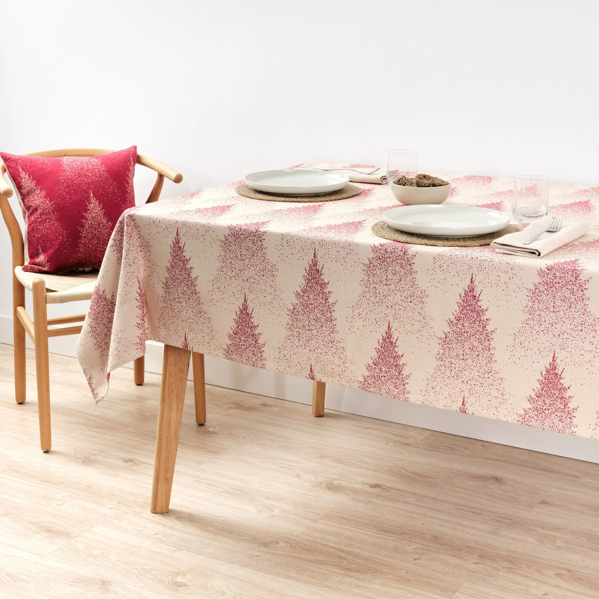 Nappe anti-taches réversible jacquard 33740