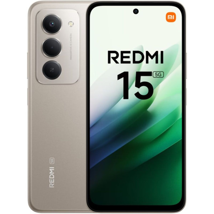 Smartphone XIAOMI Redmi 15 Gris 256Go 5G