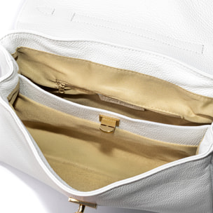 Azeglio borsa a tracolla donna. Pelle autentica Dollaro.