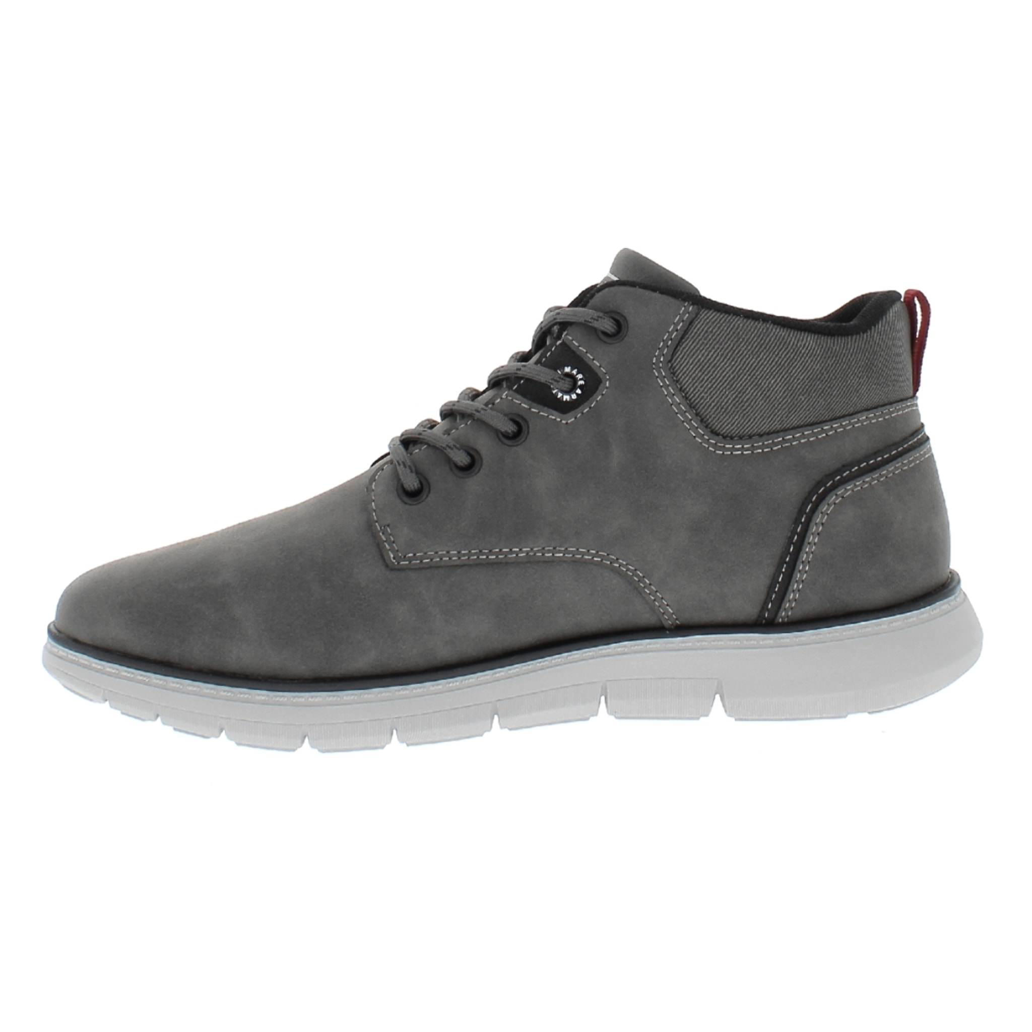 Armata di Mare Scarpe Uomo Stivaletti Casual Stringati con Soletta Rimovibile in Memory Foam AMU W24L633 Grey