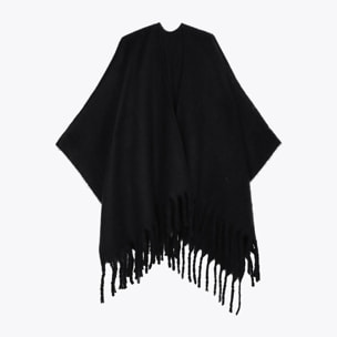 Mantella con Dettaglio di Frange