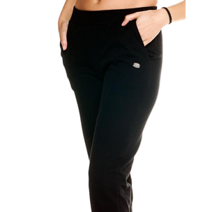 Pantalón de chándal básico con costuras verticales para mujer de Leone