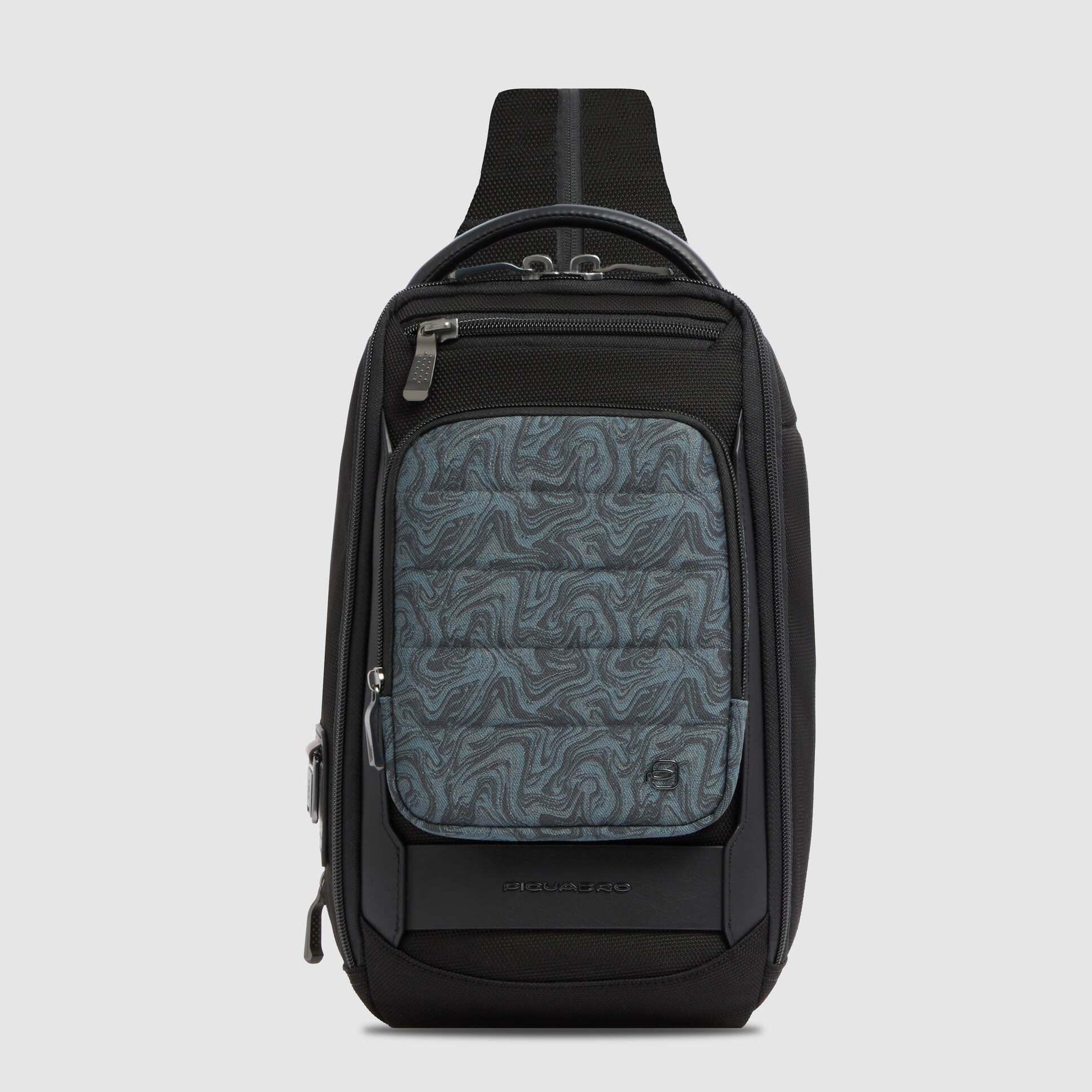 Piquadro Zaino monospalla uomo porta iPad®, espandibile
