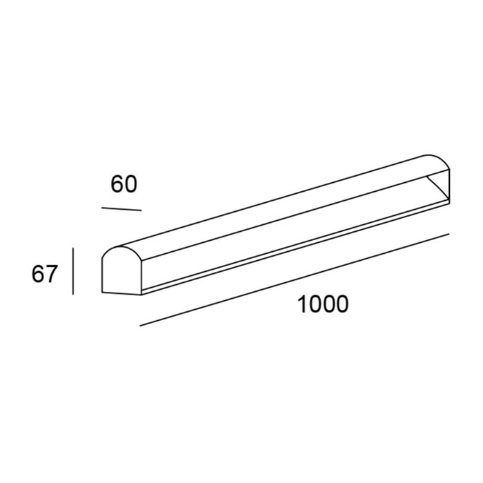 LEDS C4 Sistema Lineal IP66-IP67 Taglio Indirect LED 9.6 RGB Aluminio anodizado 138lm