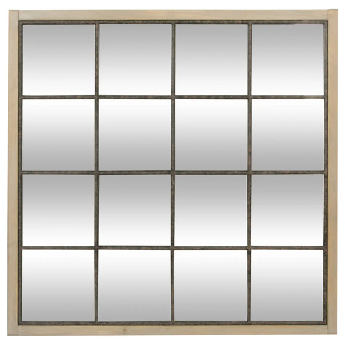 Miroir "Noé" multicolore 90x90cm