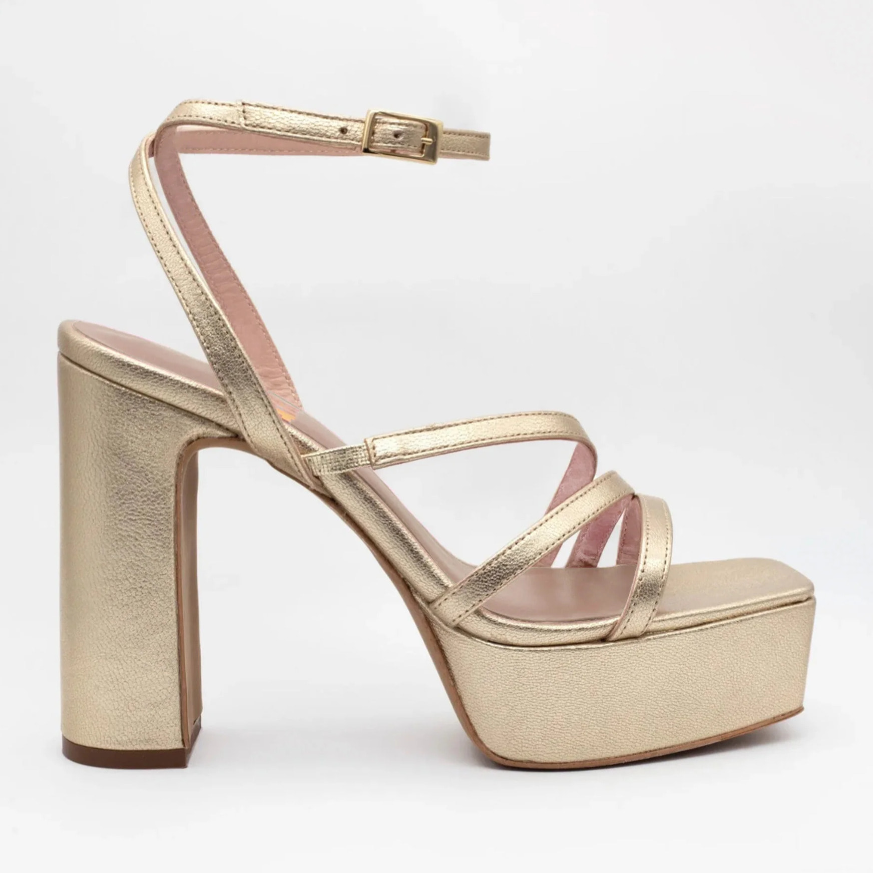 Sandalias de mujer con tacón y plataforma