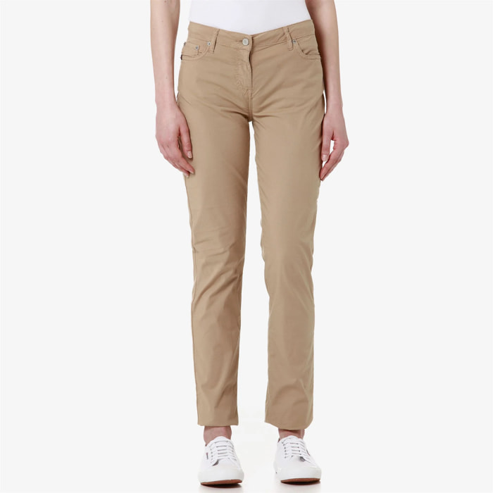 Pantaloni Robe di Kappa Donna Debbye Light Poplin Beige