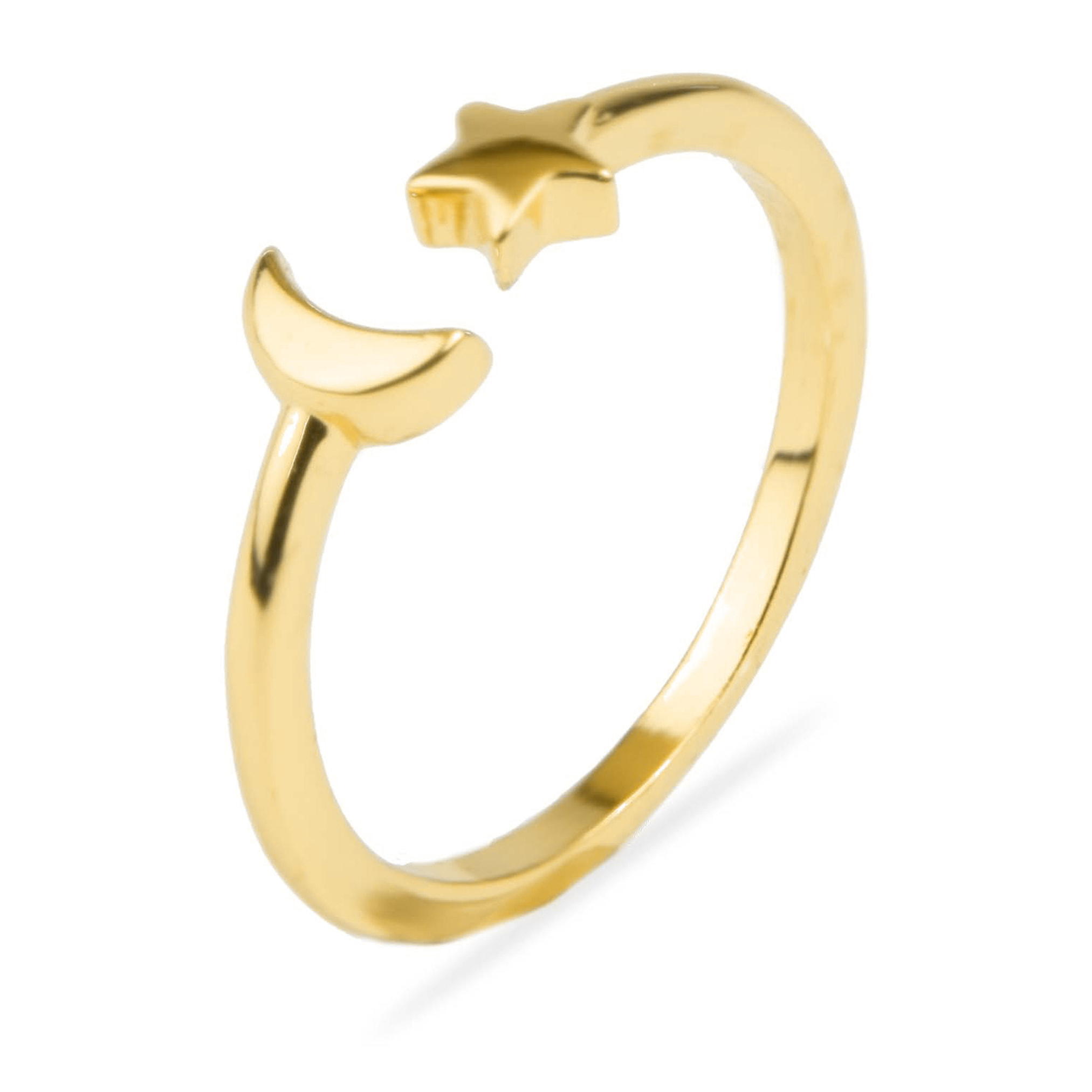 Anillo acabado en oro amarillo de 18K