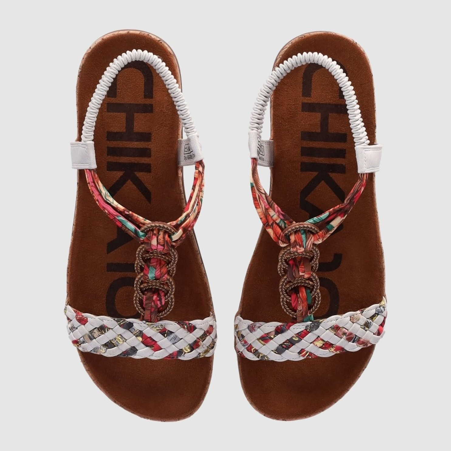 Sandalias - Blanco - Tacón: 5 cm