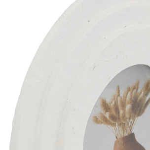 Cadre photo "Emily" en bois 10x15cm blanc