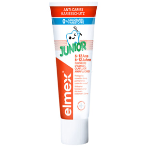 Lot de 4 - Dentifrices elmex Junior 75ml