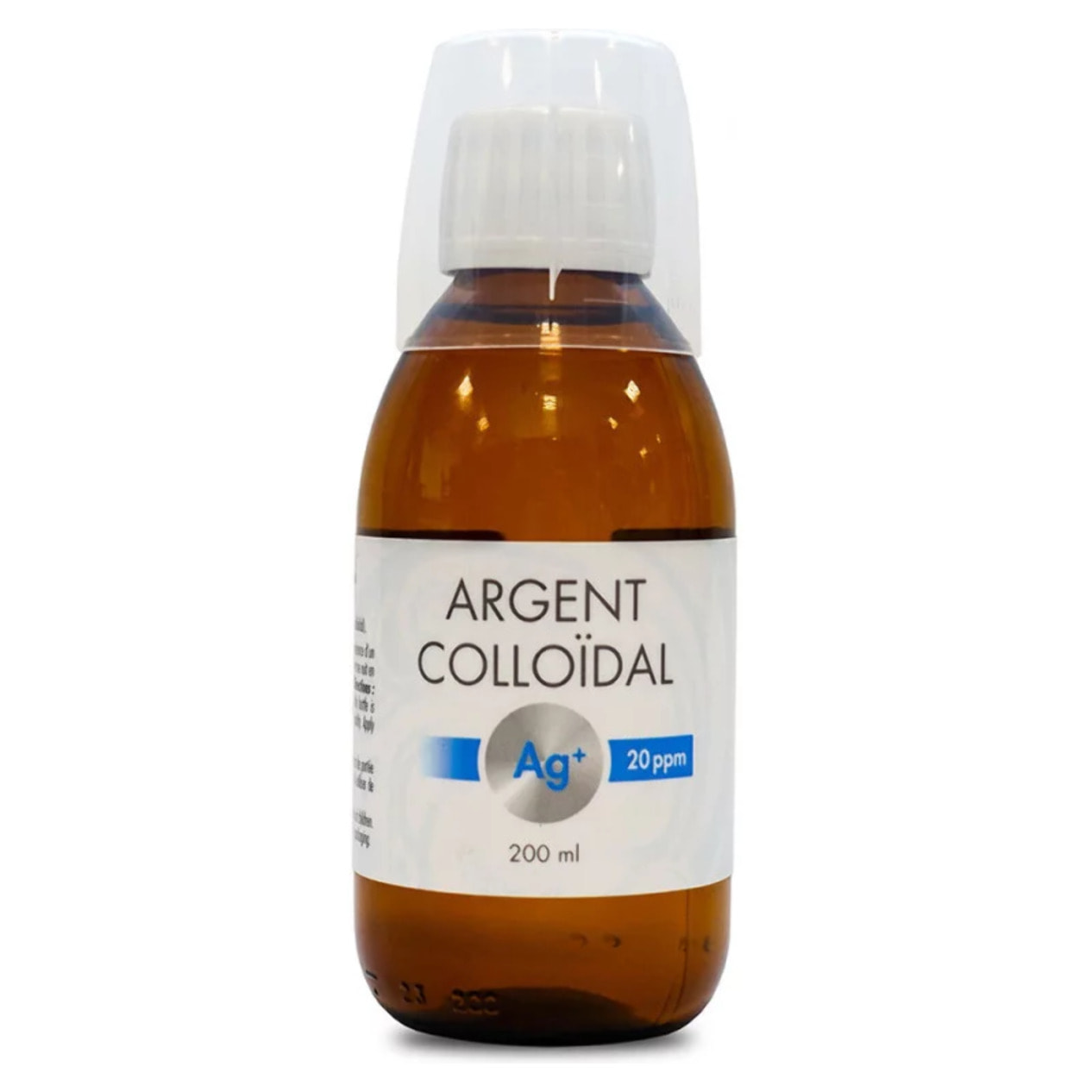 NUTRIEXPERT – Argent Colloïdal – Hydrate et Purifie la Peau – Apaise et Soulage les Tiraillements - Biodisponibilité Optimale – Argent Colloidal Formule Concentrée 20 ppm – Flacon Verre Ambré 200ml