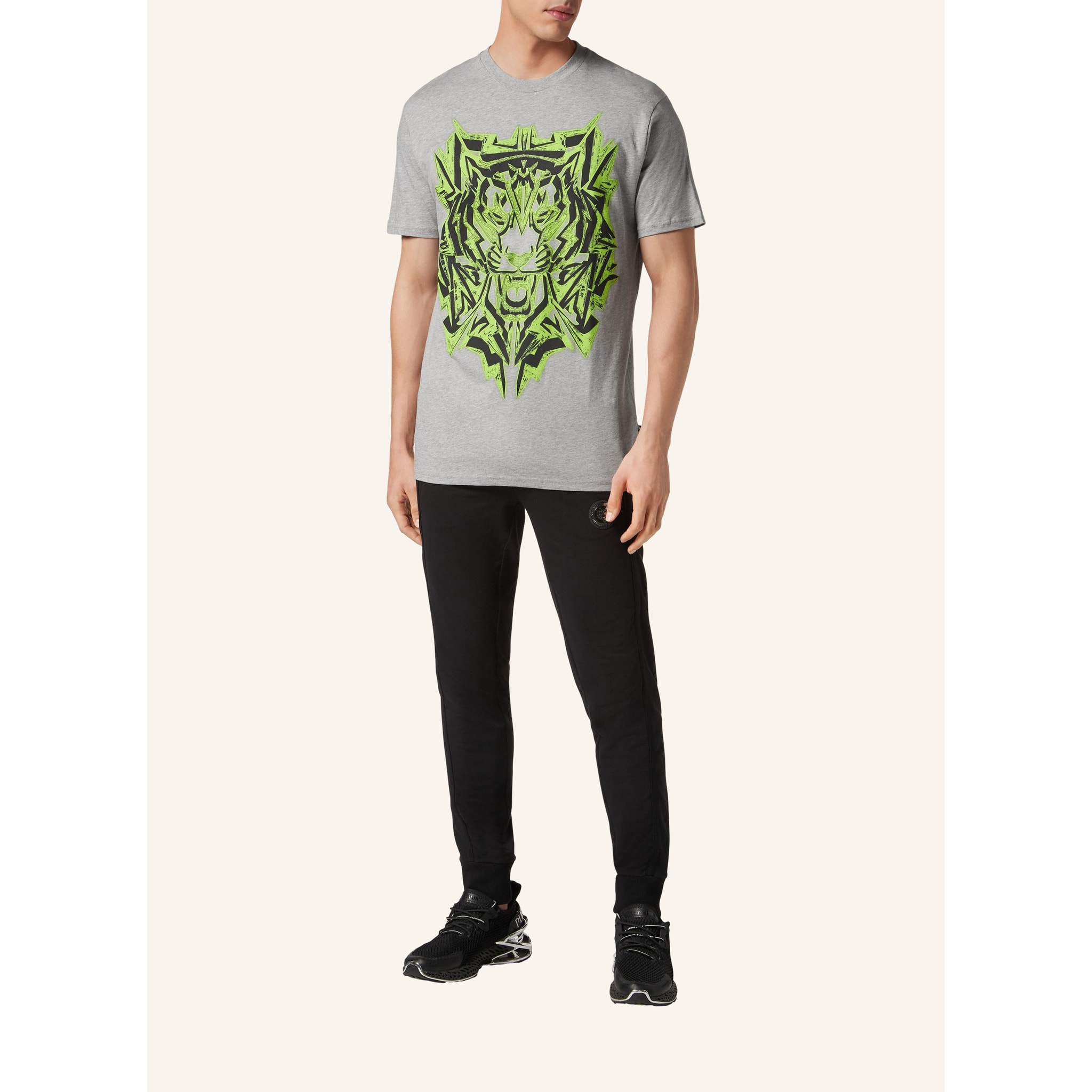 PLEIN SPORT T-Shirt Round Neck THUNDER TIGER